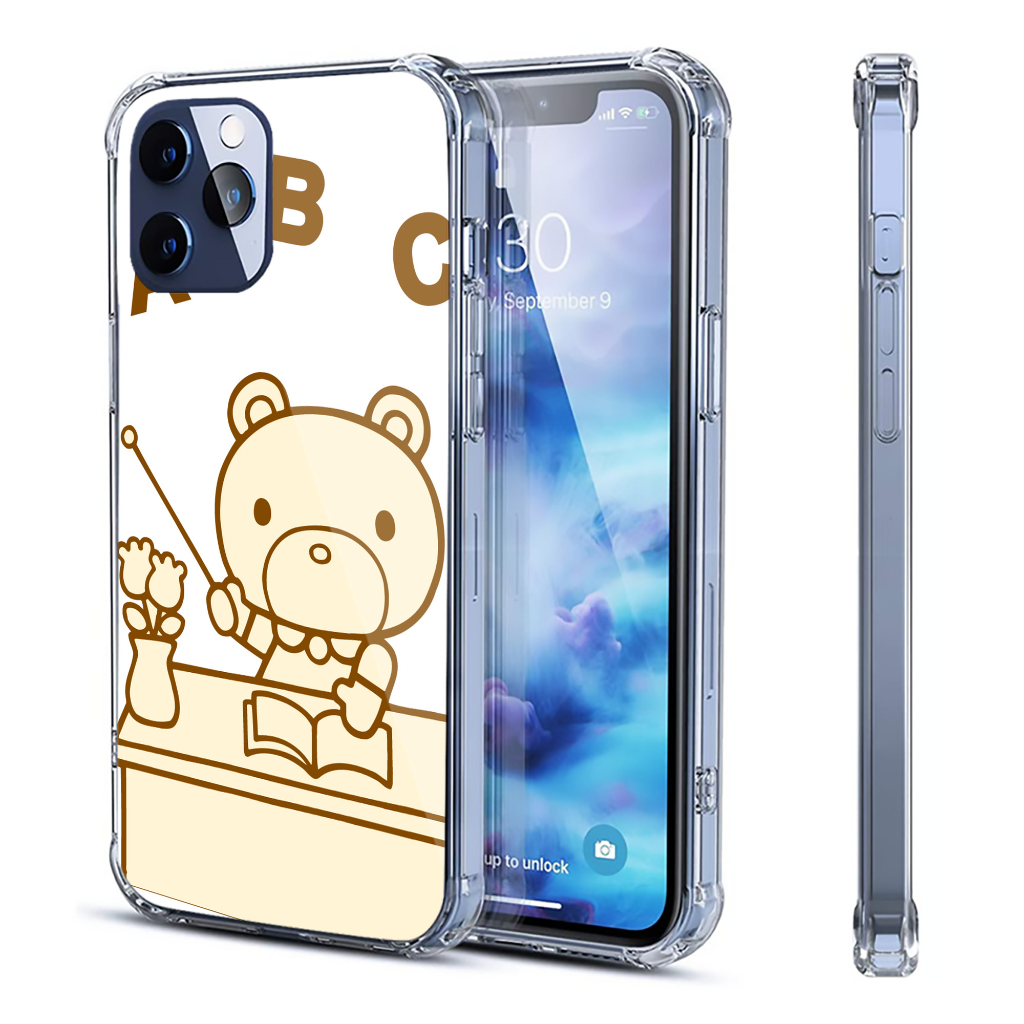 （画像用） Hello Kitty ハローキティ 【iPhone 12シリーズ対応】透明スマホケース（クリアソフトケース）